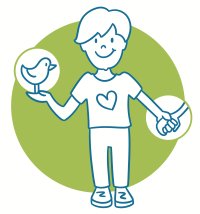 Über uns - © Primarschule Elsau | Illustration: Beatrix Winistörfer